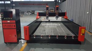 和田墨玉县HW-1825双头重型浮雕石材雕刻机